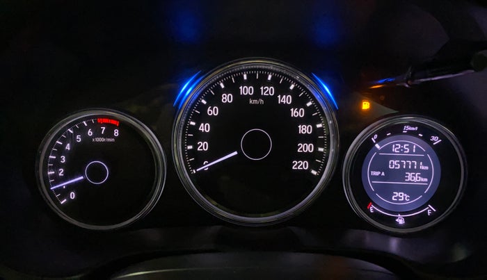 2019 Honda City 1.5L I-VTEC ZX, Petrol, Manual, 57,751 km, Odometer Image