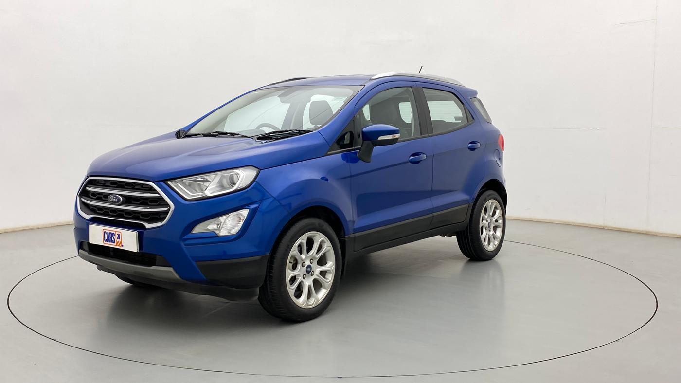 2018 Ford Ecosport TITANIUM + 1.5L PETROL AT, Petrol, Automatic, 38,288 km, Left Front Diagonal