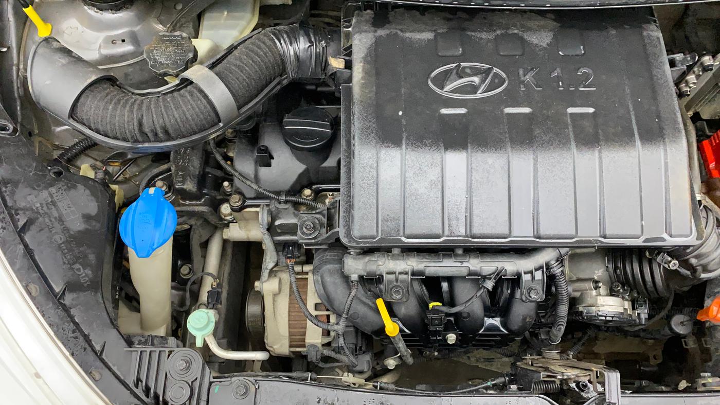 2015 Hyundai Grand i10 ASTA AT 1.2 KAPPA VTVT, Petrol, Automatic, 1,16,432 km, Engine View - Right