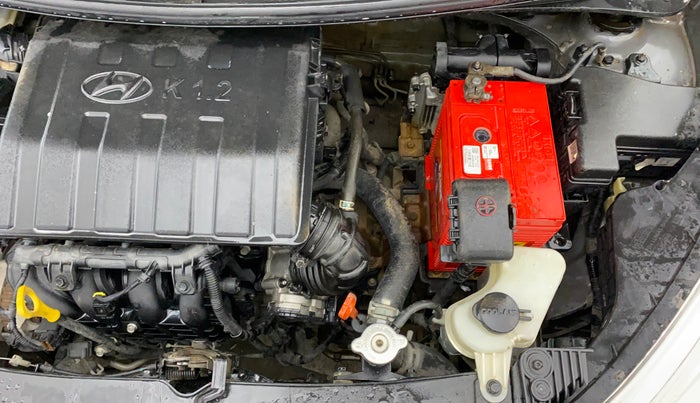 2015 Hyundai Grand i10 ASTA AT 1.2 KAPPA VTVT, Petrol, Automatic, 1,16,432 km, Engine View - Left