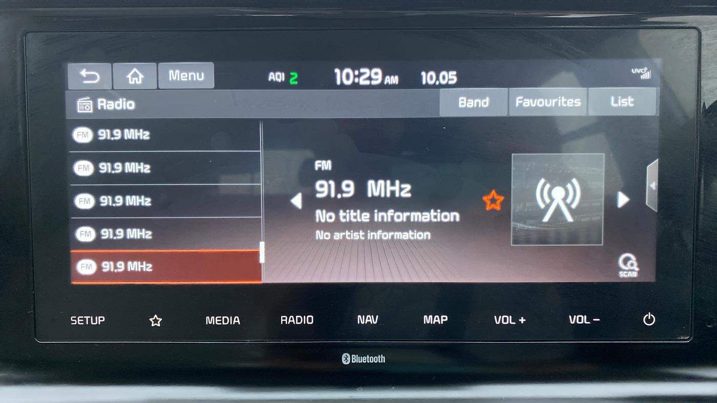 2019 KIA SELTOS HTX AT PETROL, Petrol, Automatic, 58,737 km, Infotainment System