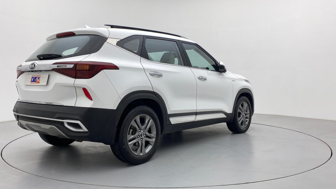 2019 KIA SELTOS HTX AT PETROL, Petrol, Automatic, 58,737 km, Right Back Diagonal