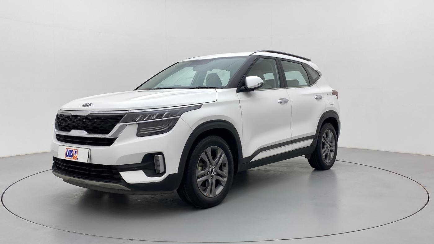 2019 KIA SELTOS HTX AT PETROL, Petrol, Automatic, 58,737 km, Left Front Diagonal