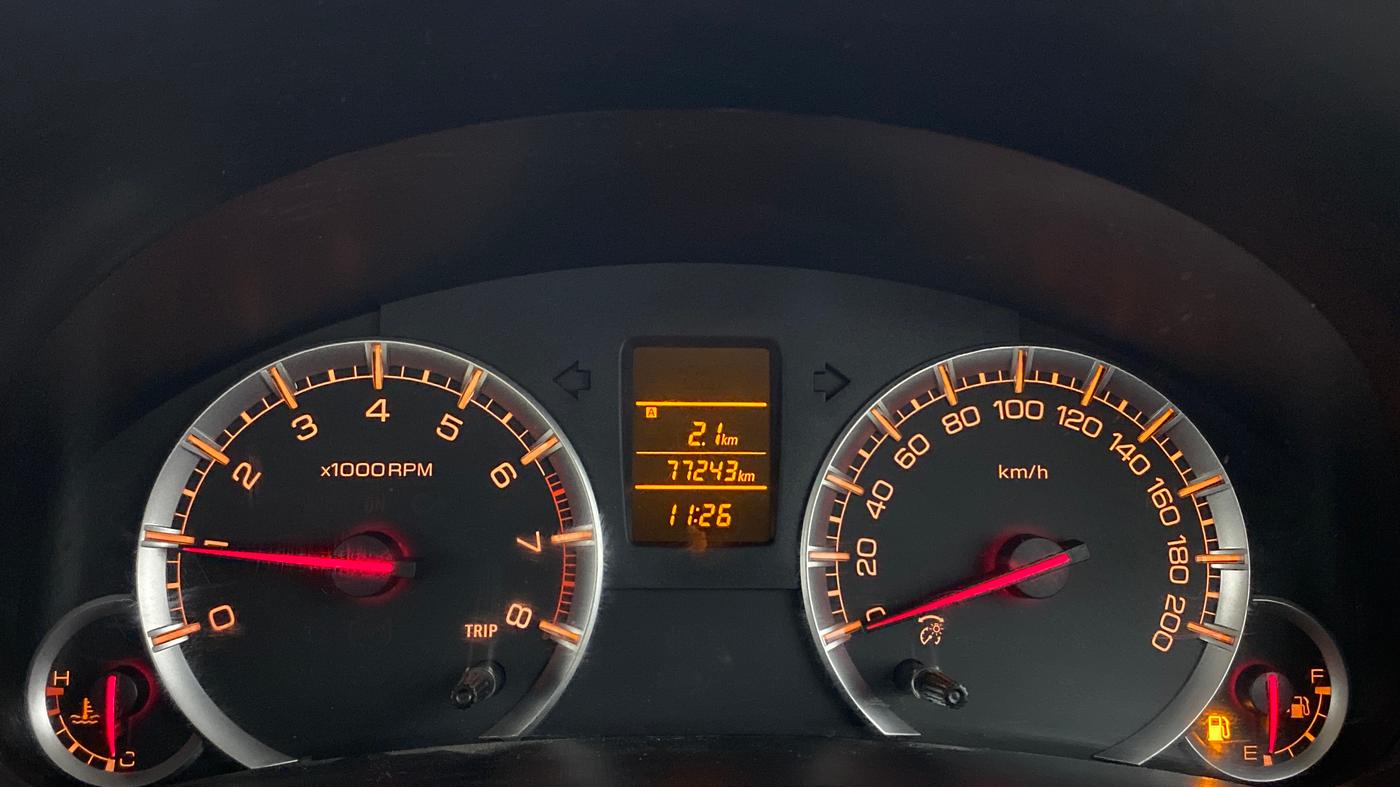 2014 Maruti Swift Dzire VXI, Petrol, Manual, 77,243 km, Odometer Image