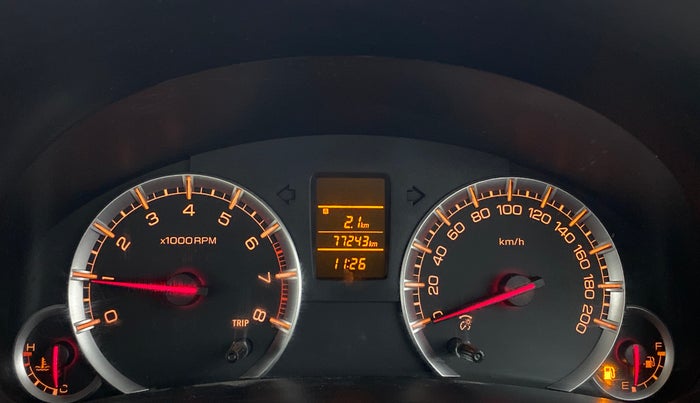 2014 Maruti Swift Dzire VXI, Petrol, Manual, 77,243 km, Odometer Image