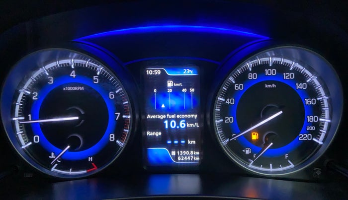 2016 Maruti Baleno ALPHA PETROL 1.2, Petrol, Manual, 62,506 km, Odometer Image