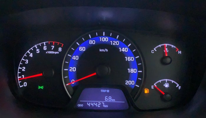 2014 Hyundai Xcent S 1.2, Petrol, Manual, 44,507 km, Odometer Image