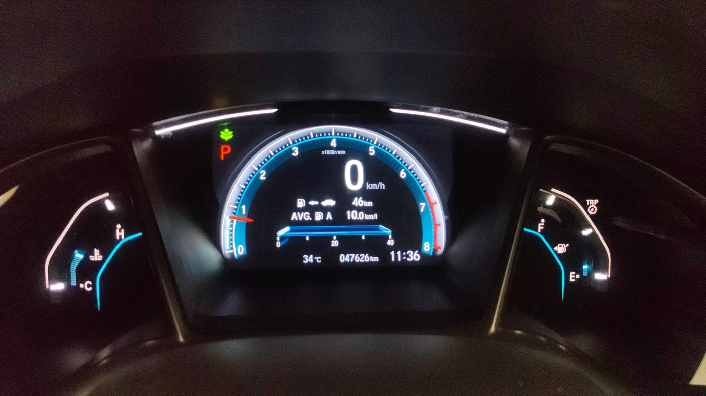 2020 Honda Civic 1.8L I-VTEC ZX CVT, Petrol, Automatic, 47,626 km, Odometer Image