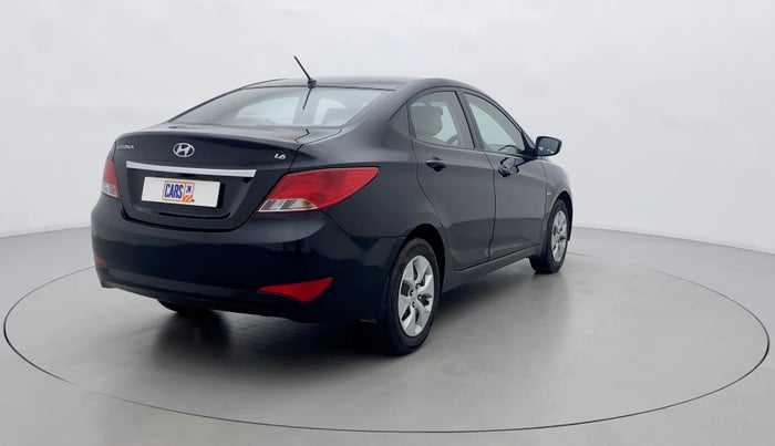2016 Hyundai Verna FLUIDIC 4S 1.6 VTVT S, Petrol, Manual, 54,320 km, Right Back Diagonal