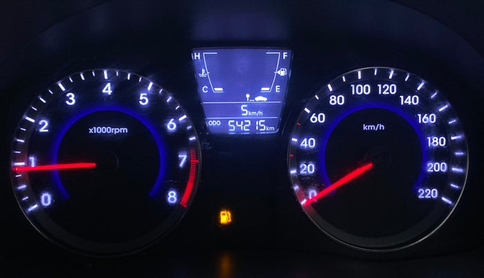 2016 Hyundai Verna FLUIDIC 4S 1.6 VTVT S, Petrol, Manual, 54,320 km, Odometer Image