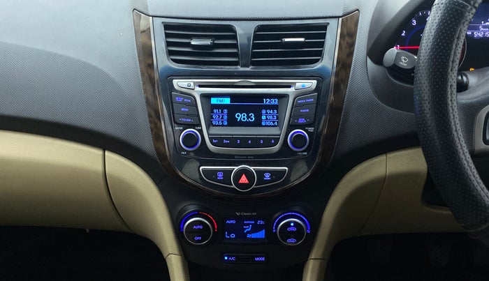 2016 Hyundai Verna FLUIDIC 4S 1.6 VTVT S, Petrol, Manual, 54,320 km, Air Conditioner