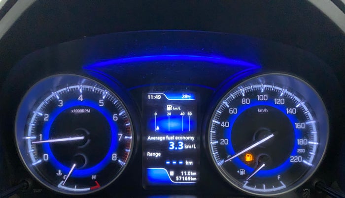 2020 Maruti Baleno ZETA PETROL 1.2, Petrol, Manual, 57,169 km, Odometer Image