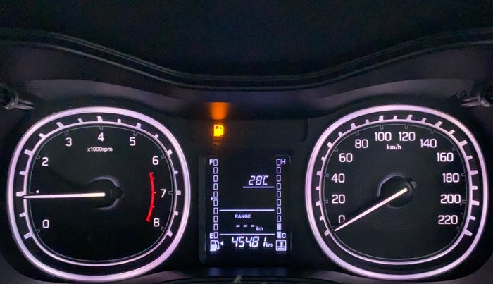 2020 Maruti Vitara Brezza ZXI PLUS, Petrol, Manual, 45,480 km, Odometer Image