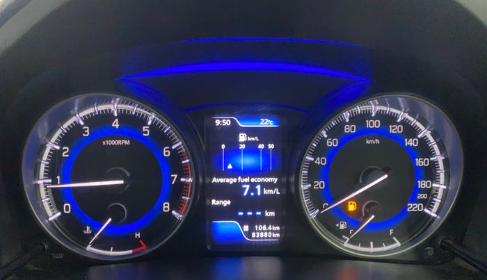 2018 Maruti Baleno ZETA 1.2 K12, Petrol, Manual, 83,837 km, Odometer Image