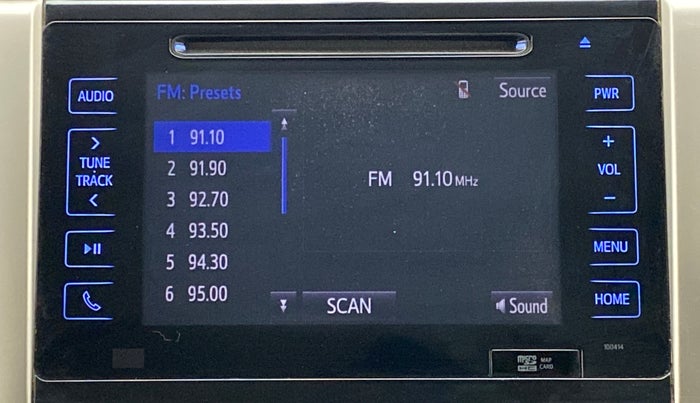 2018 Toyota Innova Crysta 2.4 VX 7 STR, Diesel, Manual, 69,532 km, Infotainment System