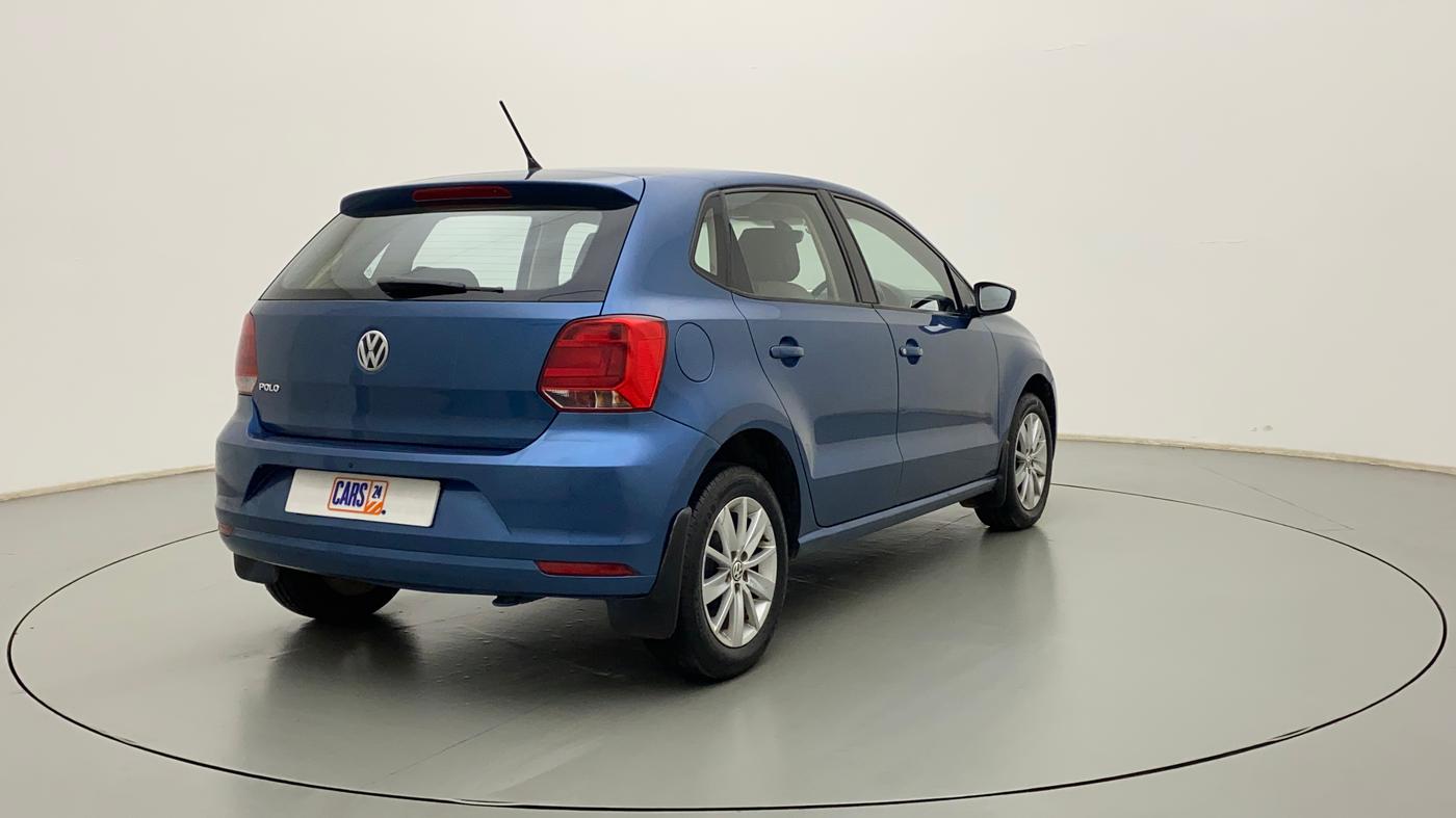 2017 Volkswagen Polo HIGHLINE1.2L, Petrol, Manual, 58,124 km, Right Back Diagonal