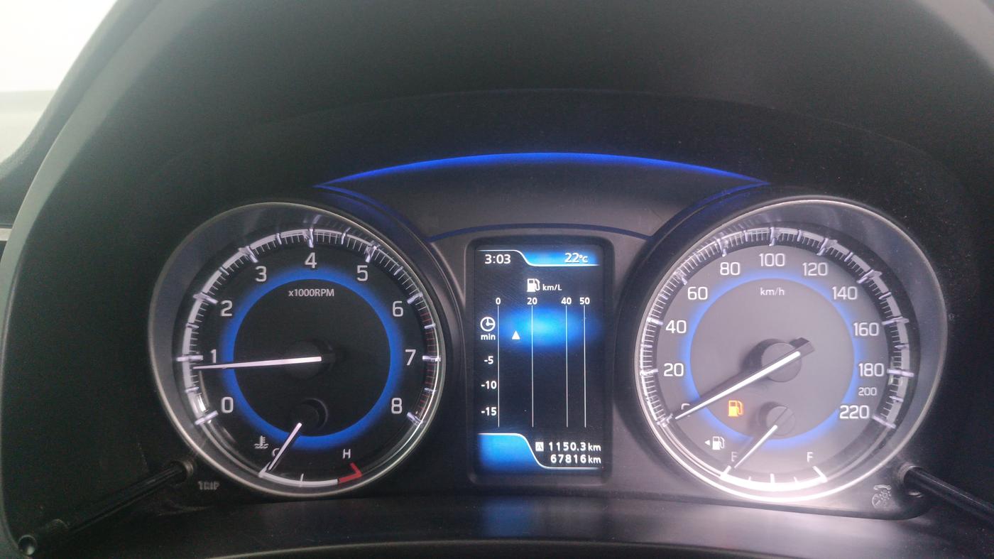 2017 Maruti Baleno ALPHA PETROL 1.2, Petrol, Manual, 67,816 km, Odometer Image