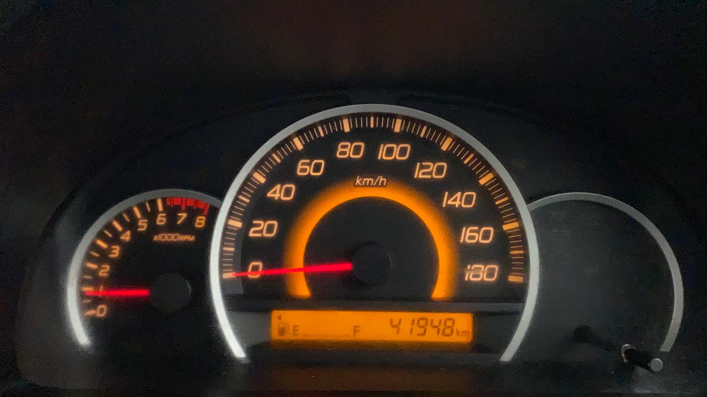 2013 Maruti Wagon R 1.0 VXI, Petrol, Manual, 41,948 km, Odometer Image