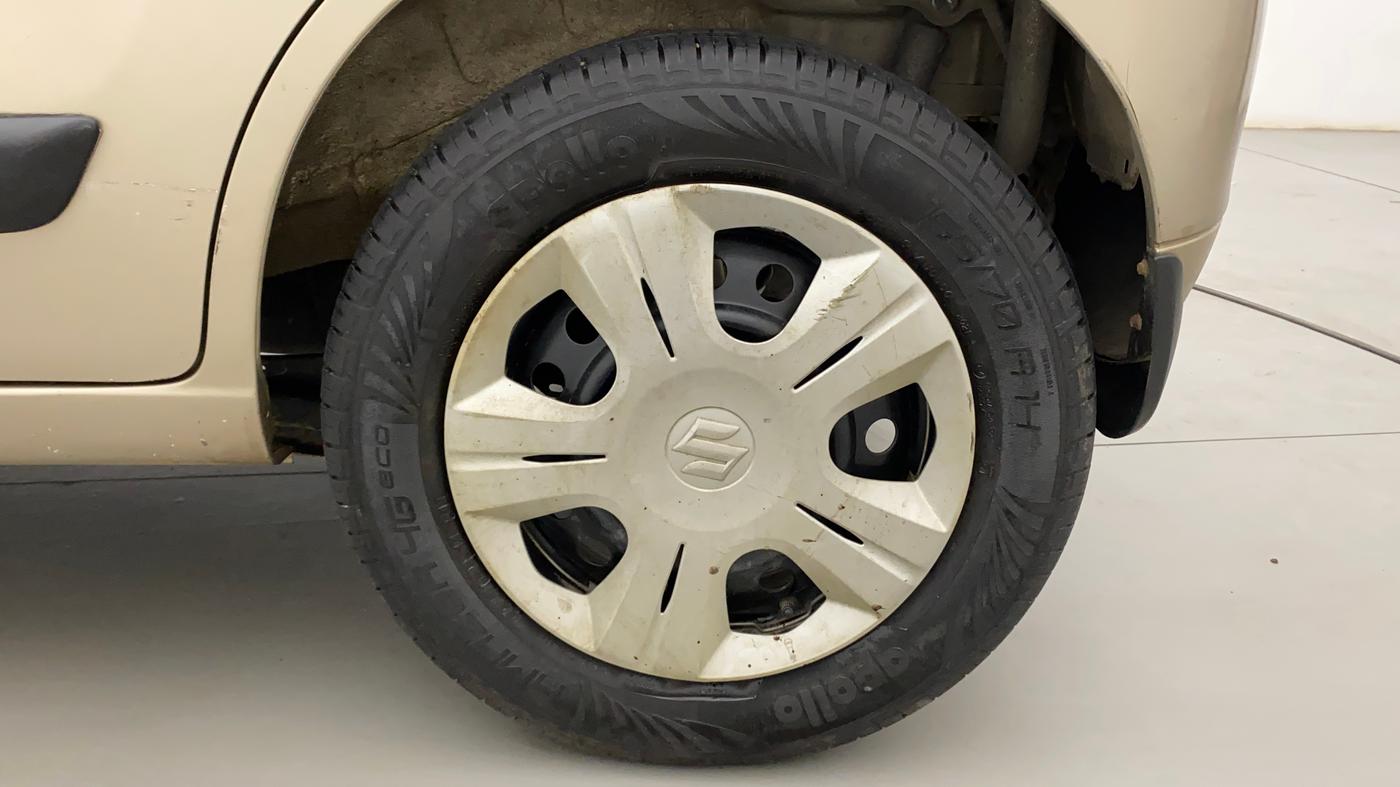 2013 Maruti Wagon R 1.0 VXI, Petrol, Manual, 41,948 km, Left Rear Wheel