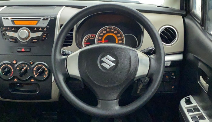 2013 Maruti Wagon R 1.0 VXI, Petrol, Manual, 41,948 km, Steering Wheel Close Up