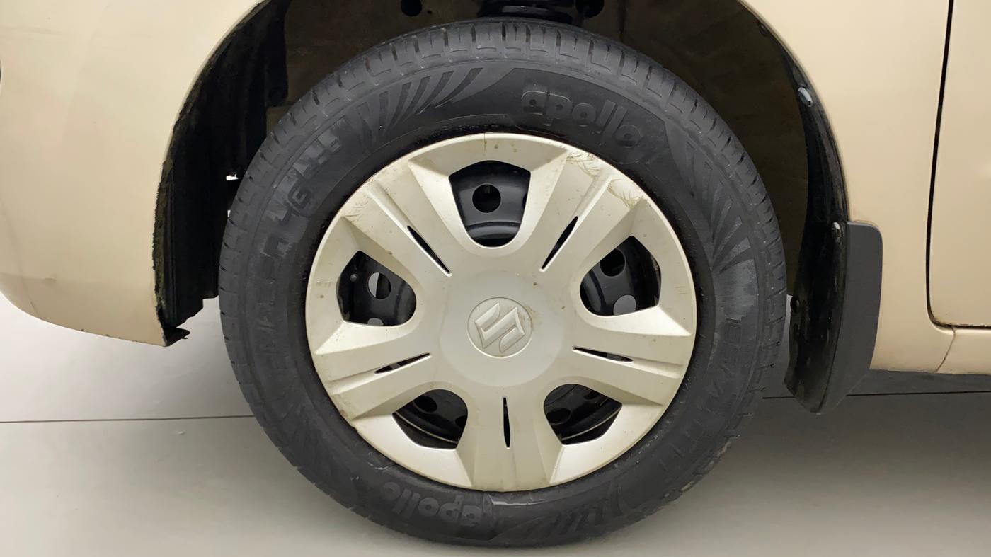 2013 Maruti Wagon R 1.0 VXI, Petrol, Manual, 41,948 km, Left Front Wheel