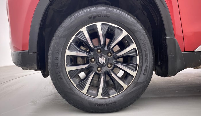 2020 Maruti Vitara Brezza ZXI PLUS DUAL TONE, Petrol, Manual, 71,043 km, Left Front Wheel