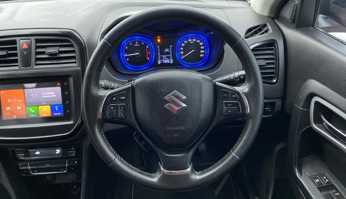 2020 Maruti Vitara Brezza ZXI PLUS DUAL TONE, Petrol, Manual, 71,043 km, Steering Wheel Close Up
