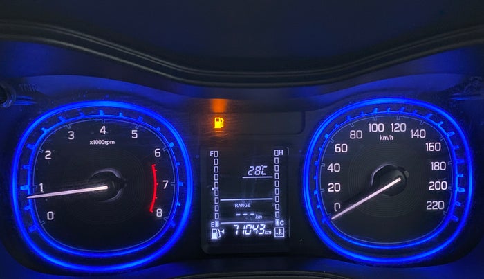 2020 Maruti Vitara Brezza ZXI PLUS DUAL TONE, Petrol, Manual, 71,043 km, Odometer Image