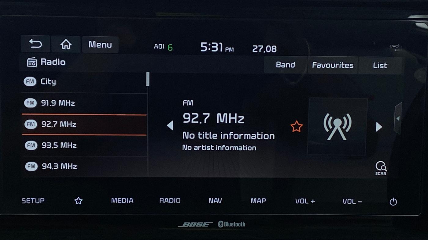 2020 KIA SELTOS 1.5 GTX+ AT, Diesel, Automatic, 40,194 km, Infotainment System