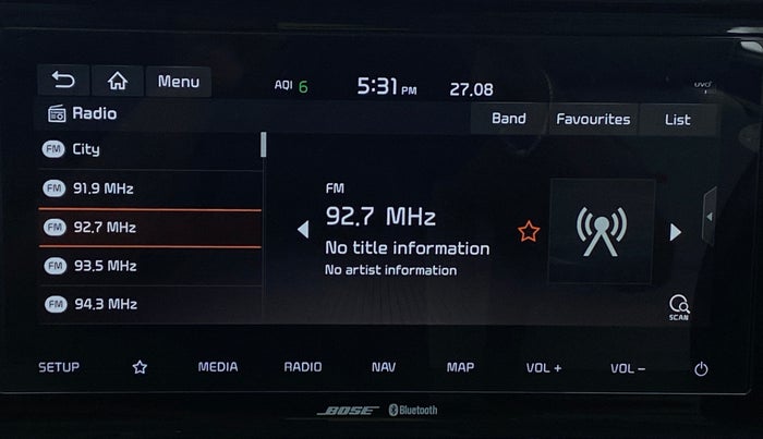 2020 KIA SELTOS 1.5 GTX+ AT, Diesel, Automatic, 40,194 km, Infotainment System