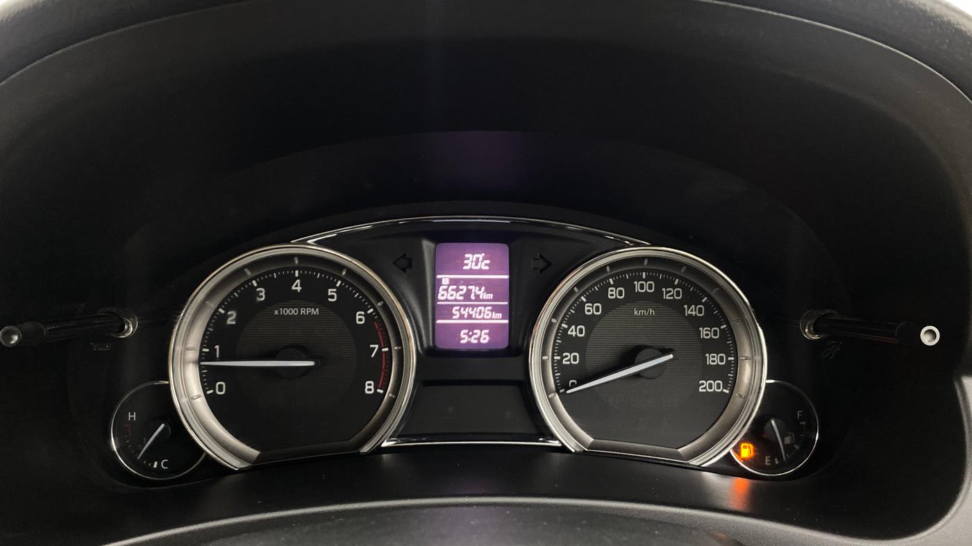 2016 Maruti Ciaz ZXI+, Petrol, Manual, 66,270 km, Odometer Image