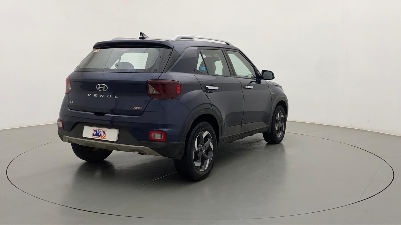 2019 Hyundai VENUE SX PLUS 1.0 TURBO DCT, Petrol, Automatic, 46,670 km, Right Back Diagonal