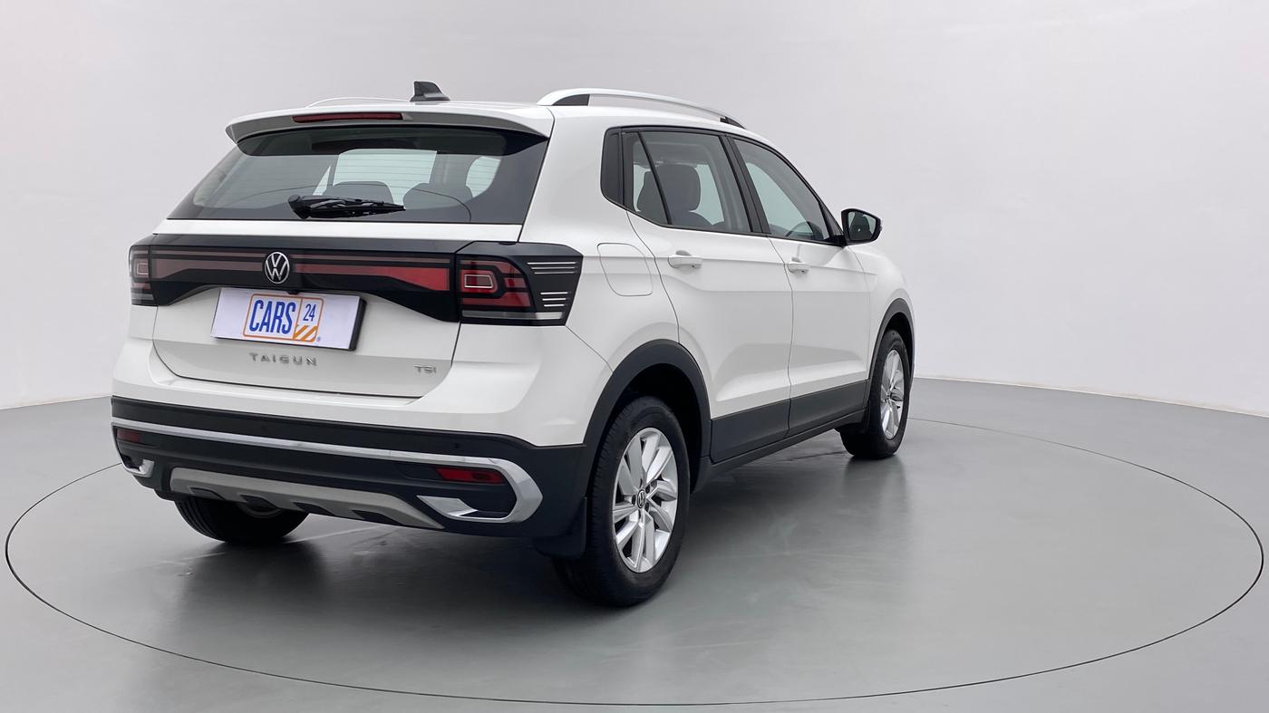 2022 Volkswagen TAIGUN HIGHLINE 1.0 TSI MT, Petrol, Manual, 5,799 km, Right Back Diagonal