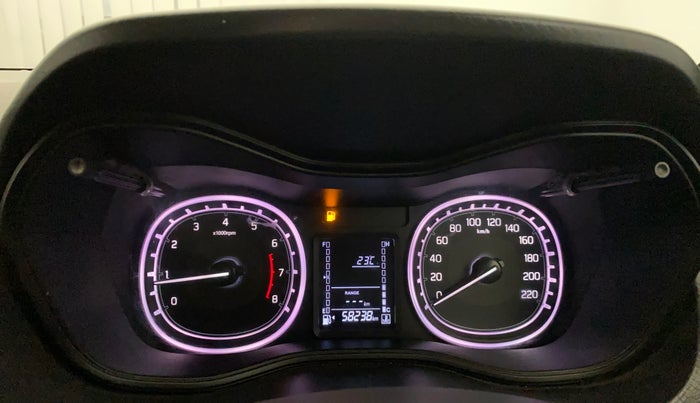 2021 Maruti Vitara Brezza ZXI PLUS, Petrol, Manual, 58,231 km, Odometer Image
