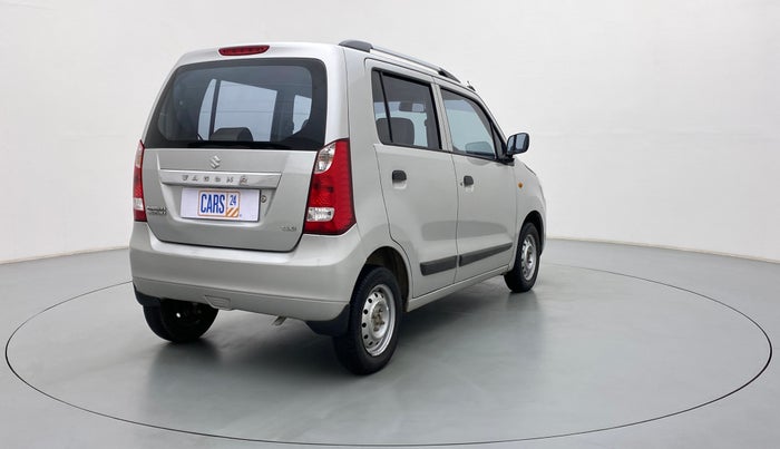 2011 Maruti Wagon R 1.0 LXI, Petrol, Manual, 80,404 km, Right Back Diagonal