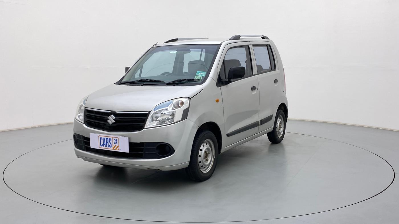 2011 Maruti Wagon R 1.0 LXI, Petrol, Manual, 80,404 km, Left Front Diagonal