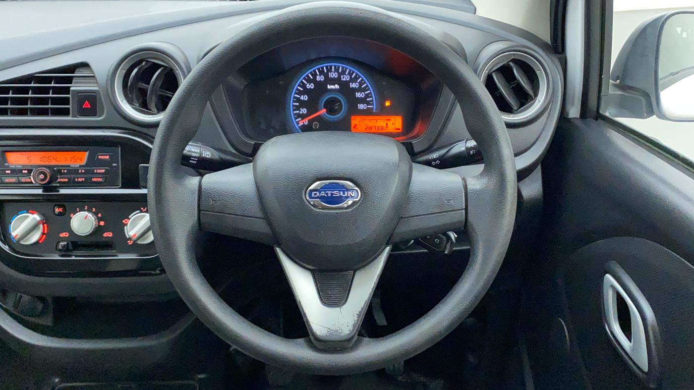2018 Datsun Redi Go T (O), Petrol, Manual, 28,792 km, Steering Wheel Close Up