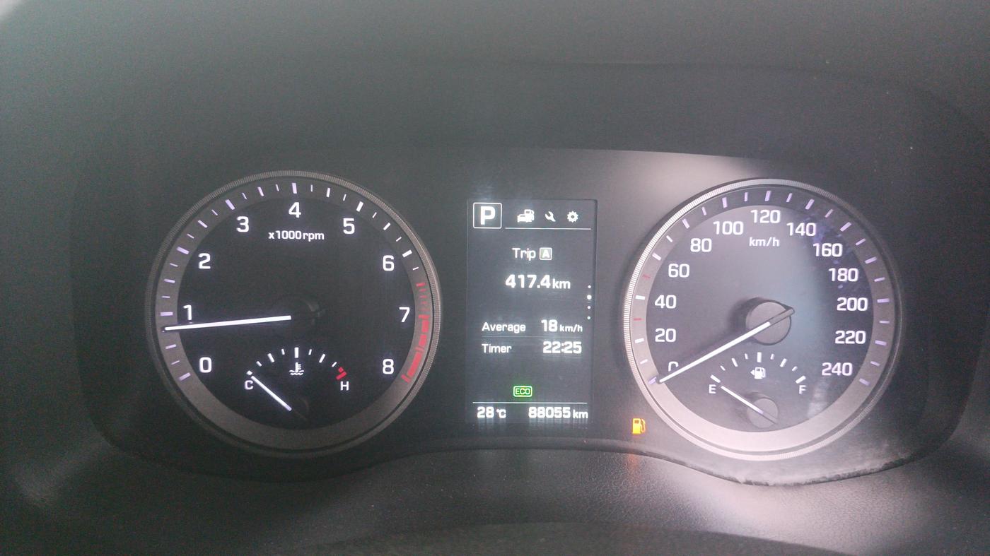 2018 Hyundai Tucson GLS 2WD AT PETROL, Petrol, Automatic, 88,054 km, Odometer Image
