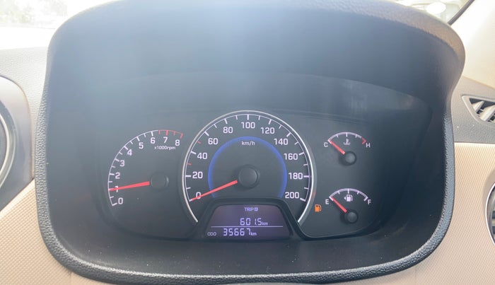 2017 Hyundai Grand i10 SPORTZ (O) 1.2 KAPPA VTVT, Petrol, Manual, 35,629 km, Odometer Image