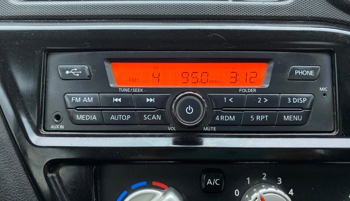 2018 Datsun Redi Go T (O), CNG, Manual, 19,445 km, Infotainment System