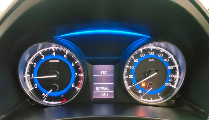 2015 Maruti Baleno DELTA PETROL 1.2, Petrol, Manual, 80,341 km, Odometer Image