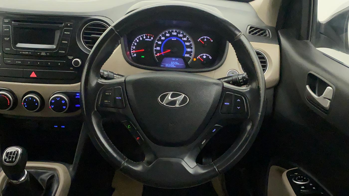 2014 Hyundai Grand i10 ASTA 1.2 KAPPA VTVT, Petrol, Manual, 35,439 km, Steering Wheel Close Up