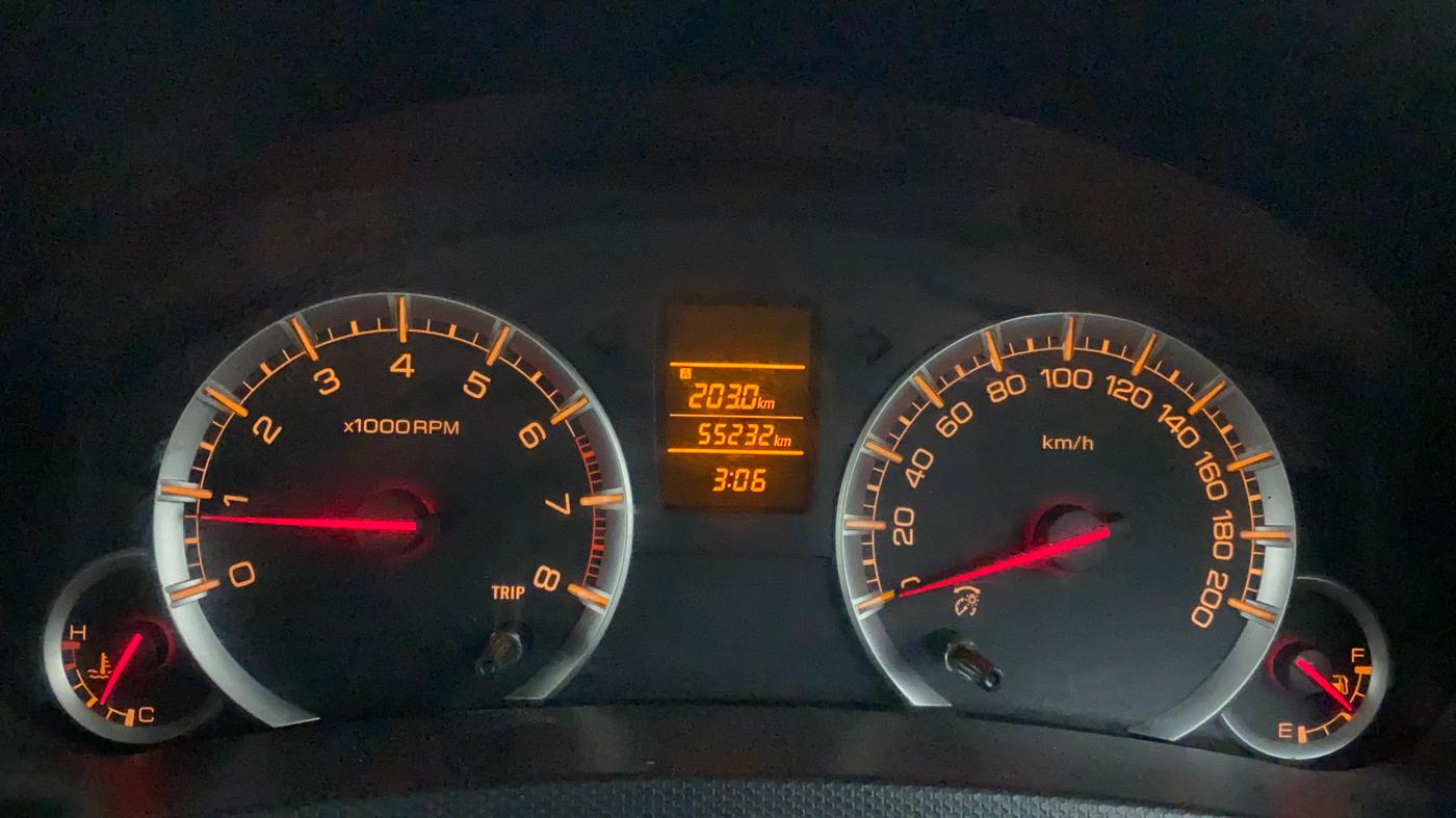 2014 Maruti Swift Dzire VXI, Petrol, Manual, 55,232 km, Odometer Image