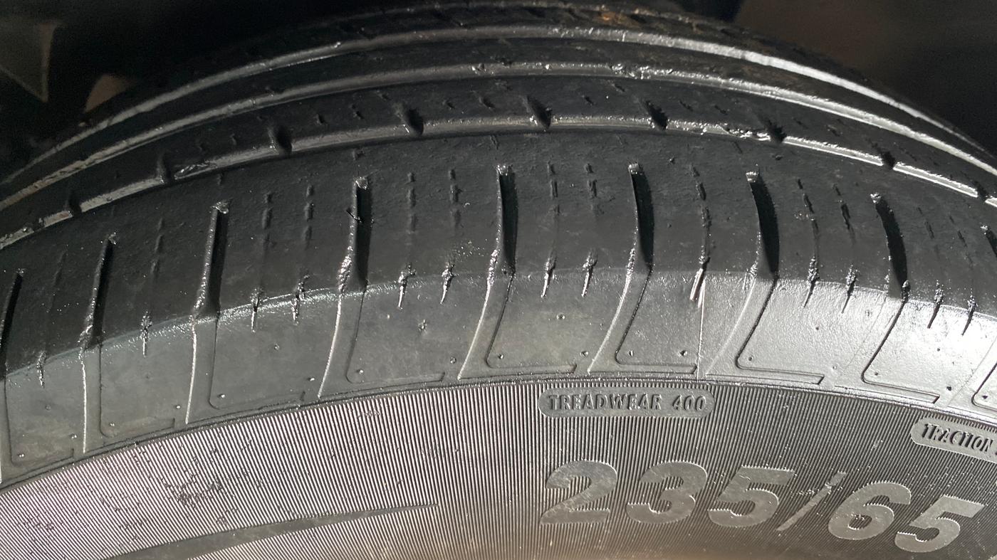 2021 Tata Harrier XZ PLUS 2.0L, Diesel, Manual, 91,422 km, Left Front Tyre Tread