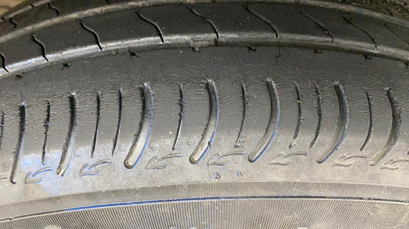 2022 Maruti S PRESSO VXI+, Petrol, Manual, 54,744 km, Left Front Tyre Tread