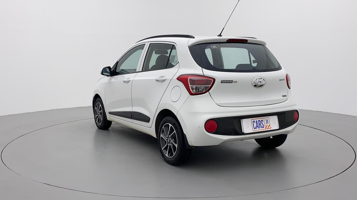 2017 Hyundai Grand i10 SPORTZ (O) AT 1.2 KAPPA VTVT, Petrol, Automatic, 62,106 km, Left Back Diagonal