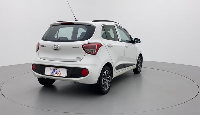 2017 Hyundai Grand i10 SPORTZ (O) AT 1.2 KAPPA VTVT, Petrol, Automatic, 62,106 km, Right Back Diagonal