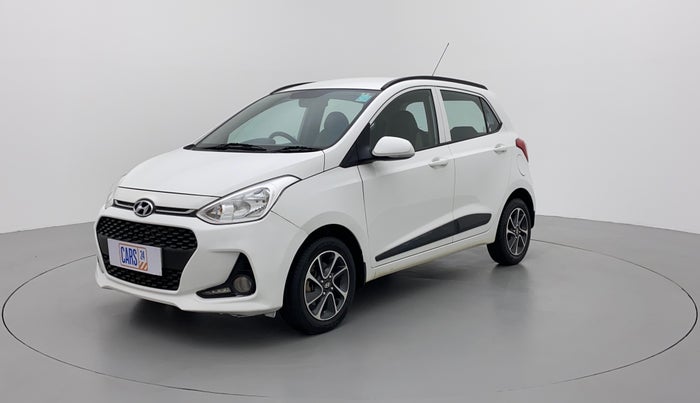 2017 Hyundai Grand i10 SPORTZ (O) AT 1.2 KAPPA VTVT, Petrol, Automatic, 62,106 km, Left Front Diagonal