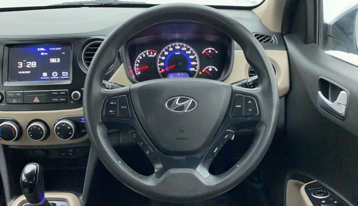 2017 Hyundai Grand i10 SPORTZ (O) AT 1.2 KAPPA VTVT, Petrol, Automatic, 62,106 km, Steering Wheel Close Up