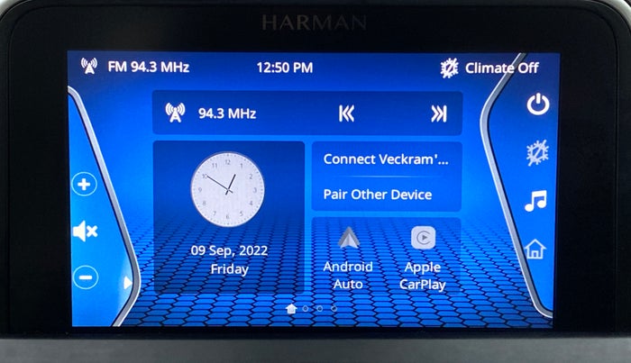2021 Tata ALTROZ XZ 1.2, Petrol, Manual, 6,375 km, Infotainment System